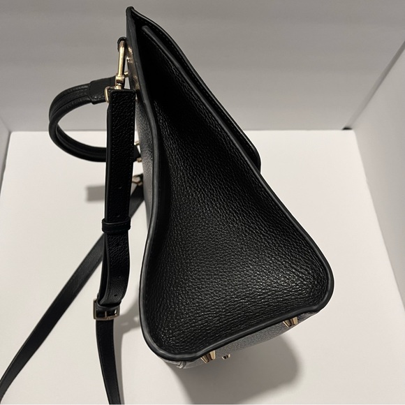 FURLA Julia top handle satchel black leather - Picture 16 of 16